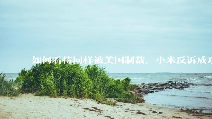 如何看待同样被美国制裁，小米反诉成功，明明是小米不跪，小米却不断被黑？